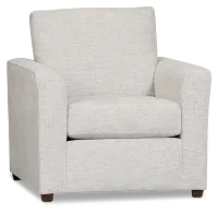Miller Light Gray Fabric Chair