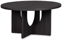 Lyndie Black Round Coffee Table