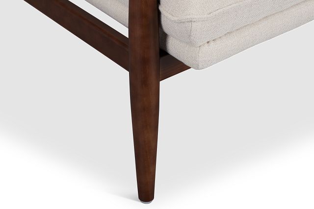 Leith Light Beige Fabric Accent Chair