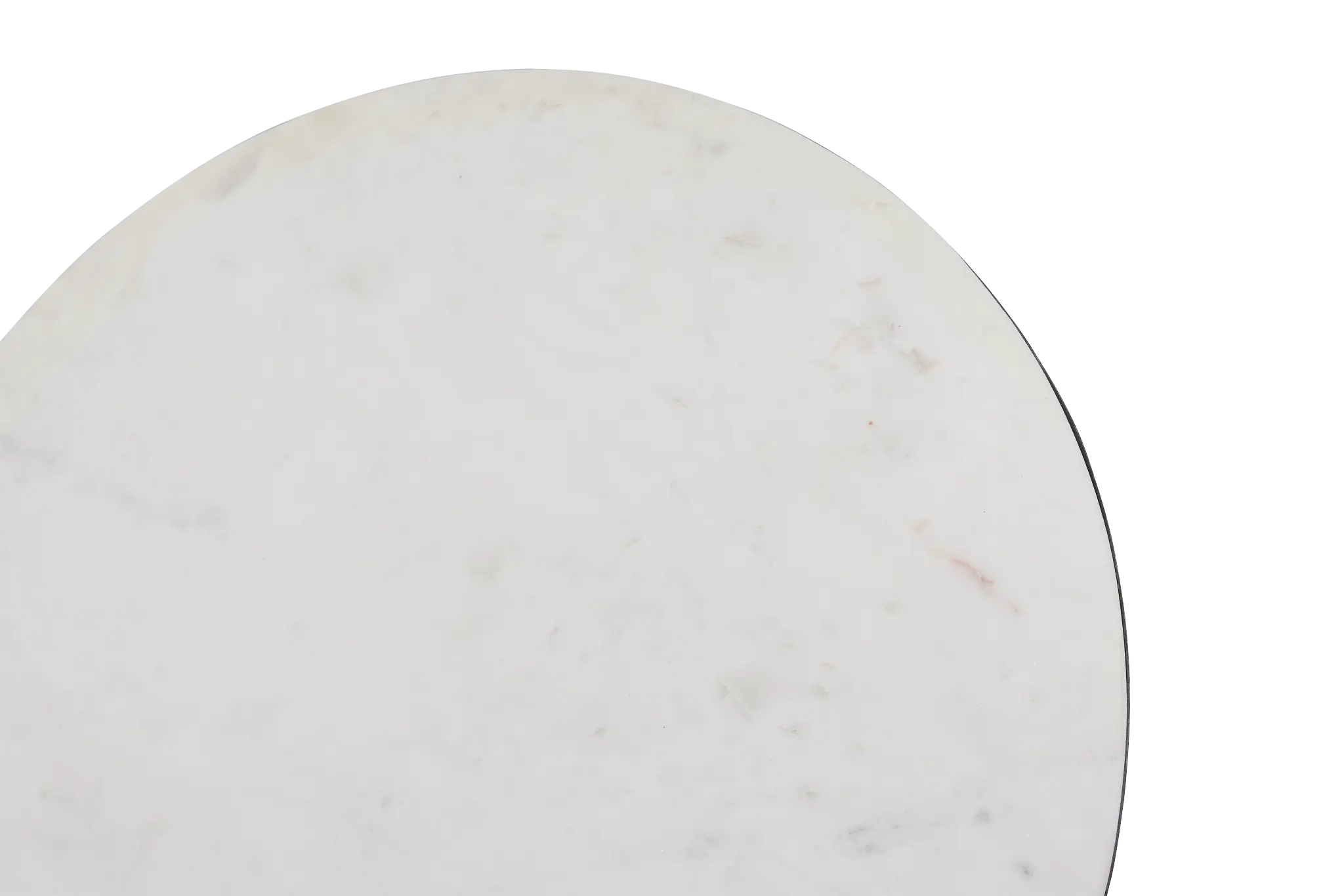 Darby White Marble Round End Table Darby White Marble Round End Table