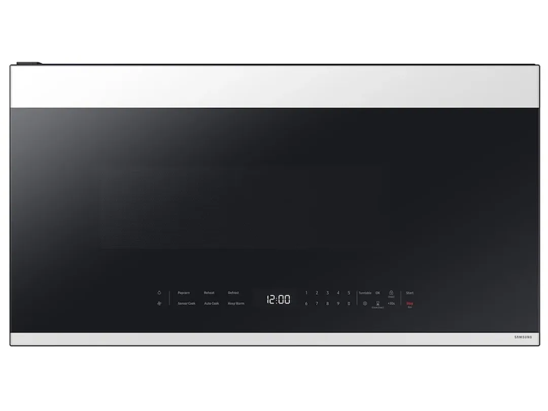 Samsung Bespoke Series White Over-the-range Microwave