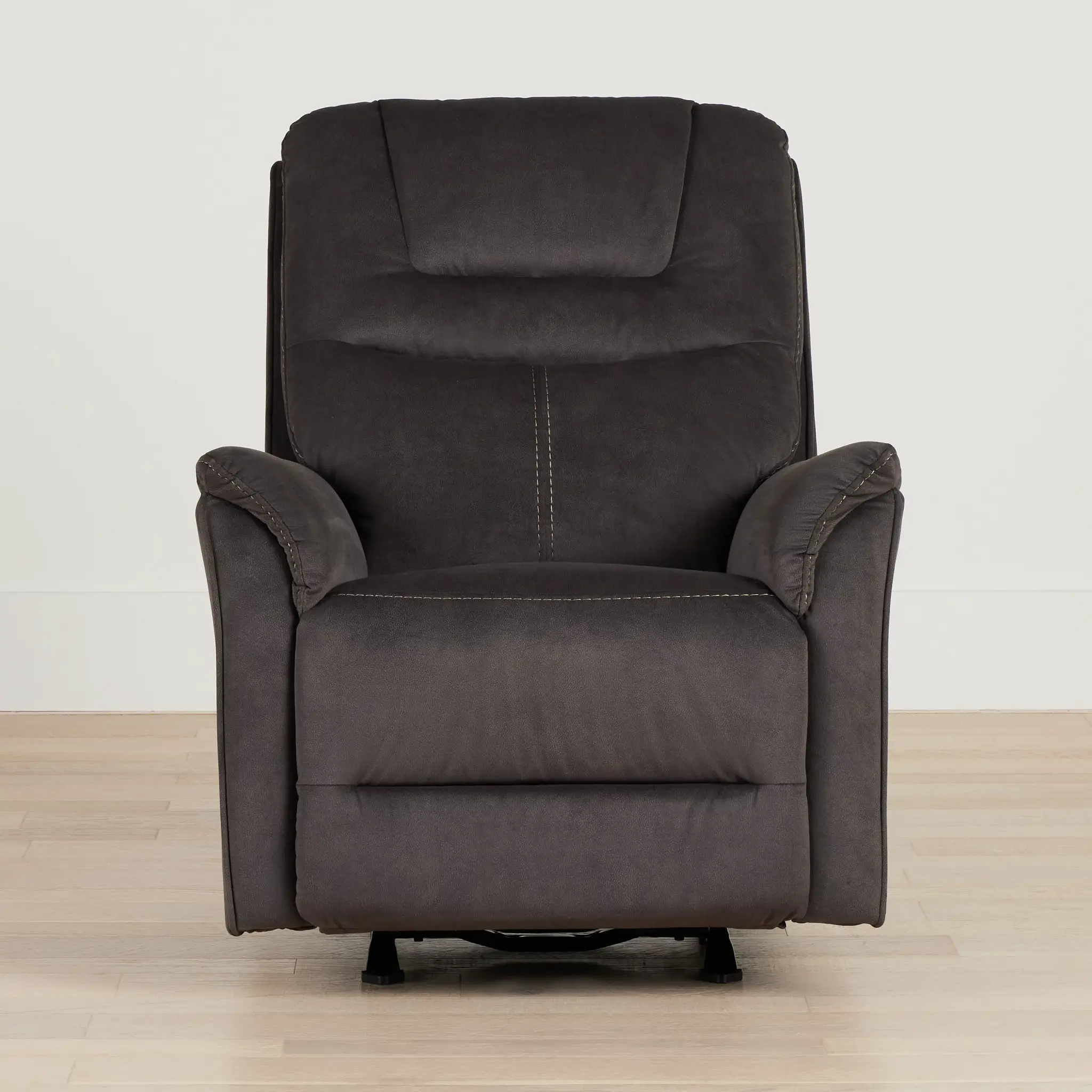 Archie Dark Brown Fabric Power Recliner With Heat And Massage Archie Dark Brown Fabric Power Recliner With Heat And Massage