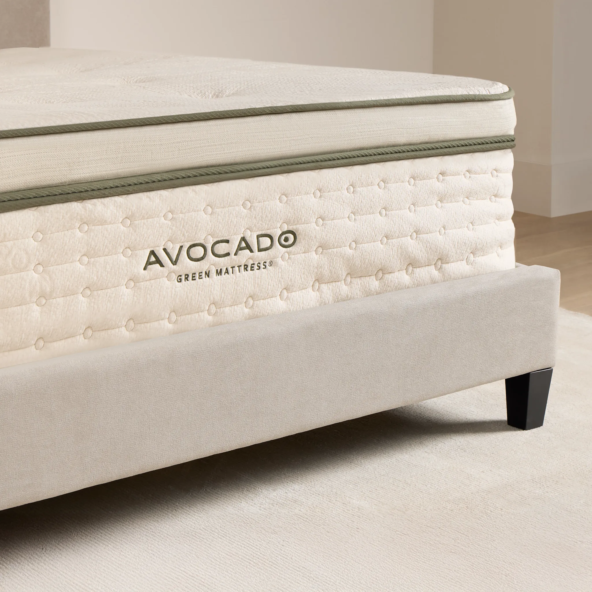 Avocado Green 15.50" Plush Box Top Mattress