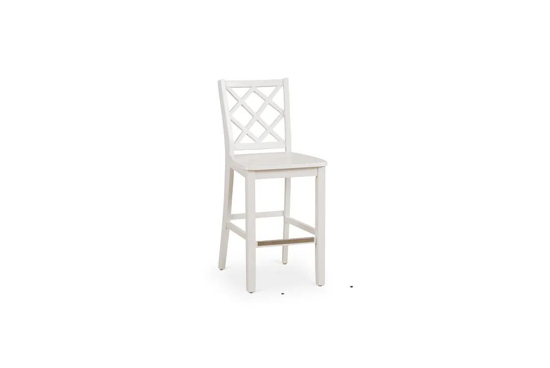 Edgartown White 24" Barstool