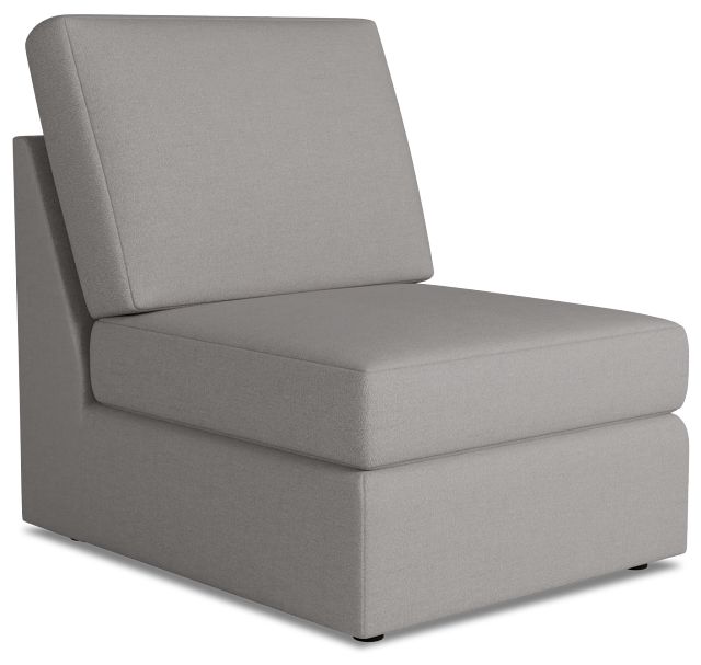 Citymod Light Gray Fabric Armless Chair
