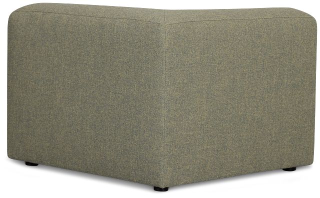Baylor Green Fabric Corner Chair