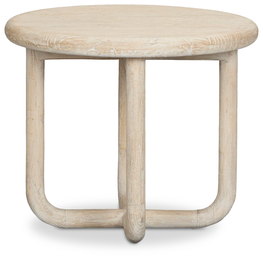 Kairo Light Tone Oval End Table