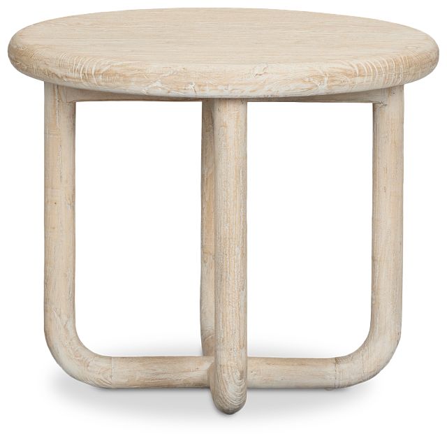 Kairo Light Tone Oval End Table