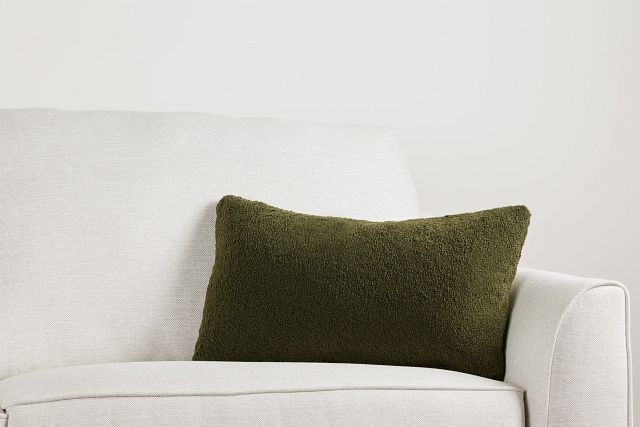 Henley Green Lumbar Accent Pillow