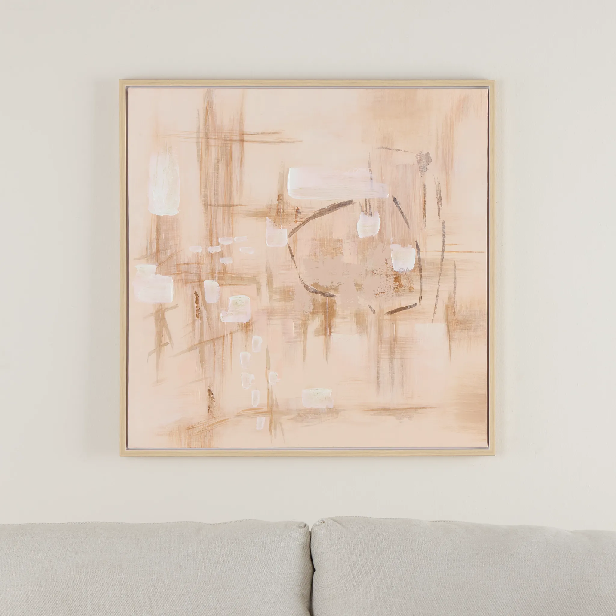 Sonnet Brown Canvas Wall Art