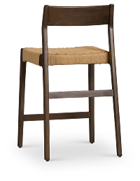 Santorini Dark Tone 24" Woven Barstool