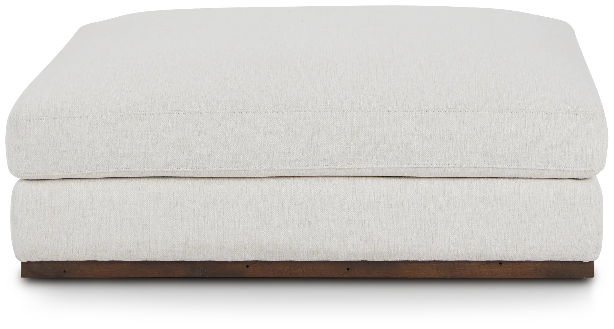 Mckenzie White Square Large Ottoman Mckenzie White Square Large Ottoman