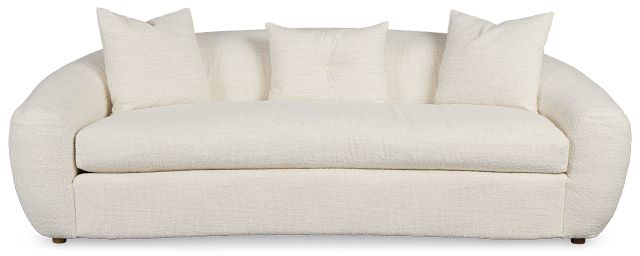 Kaya White Fabric Sofa