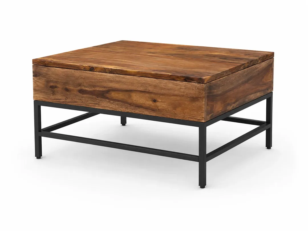 Tanner Mid Tone Rect Lift Coffee Table