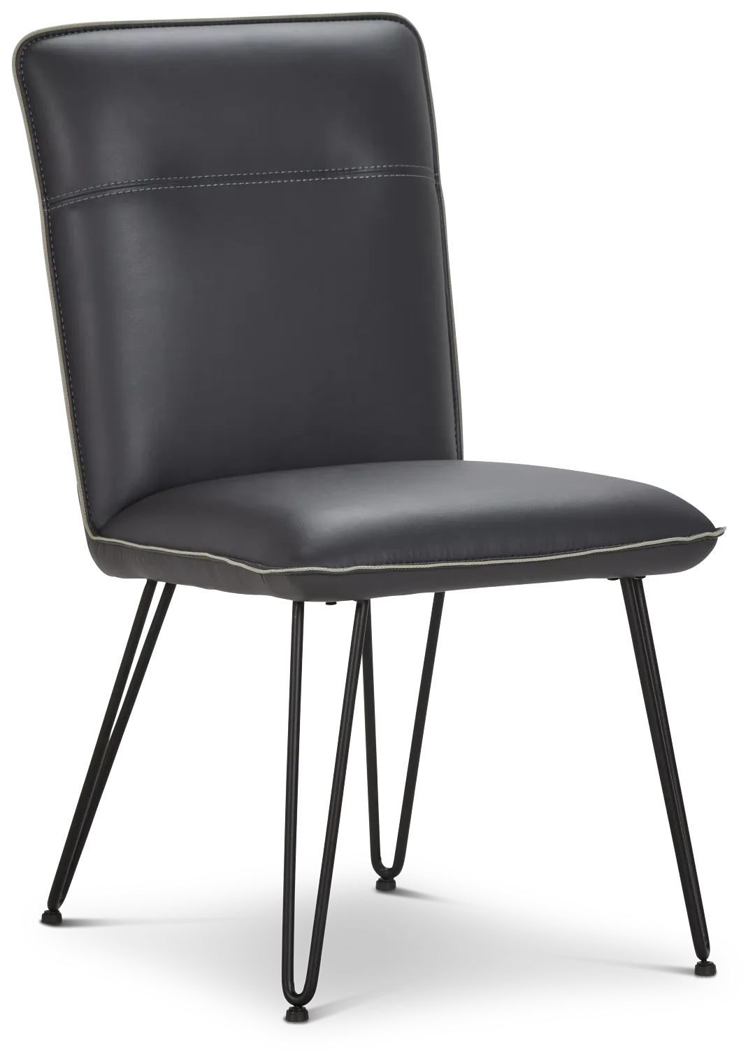 Demi Dark Gray Upholstered Side Chair