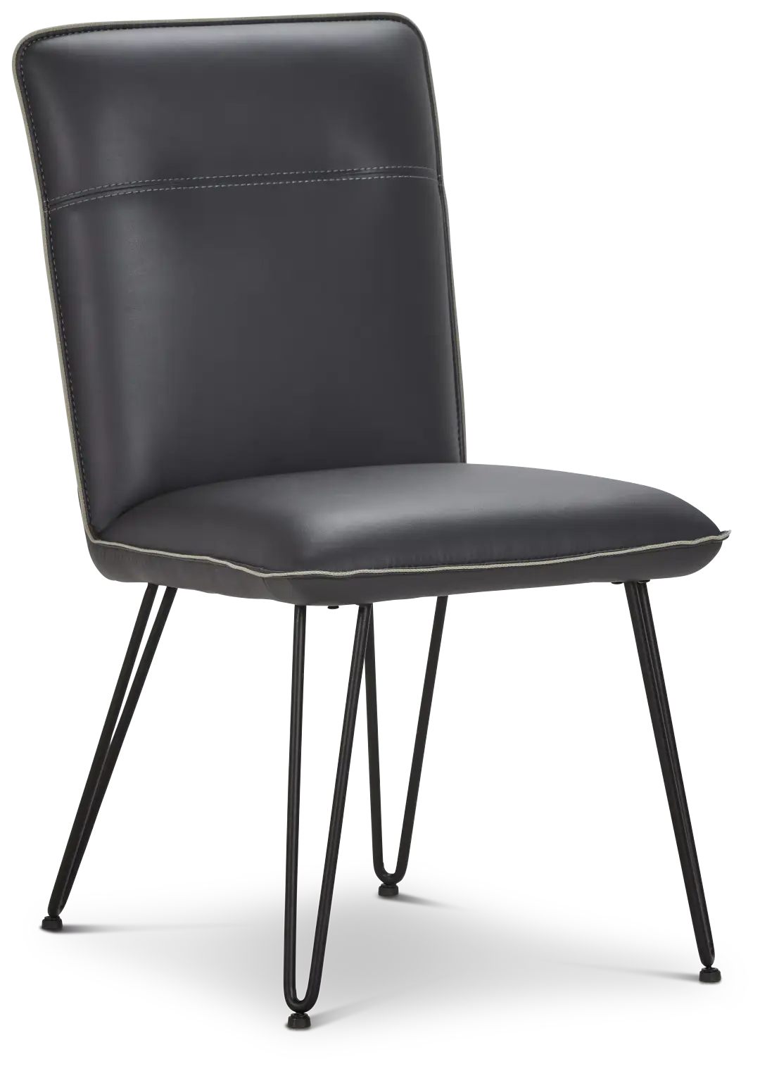 Demi Dark Gray Upholstered Side Chair Demi Dark Gray Upholstered Side Chair