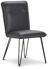 Demi Dark Gray Upholstered Side Chair