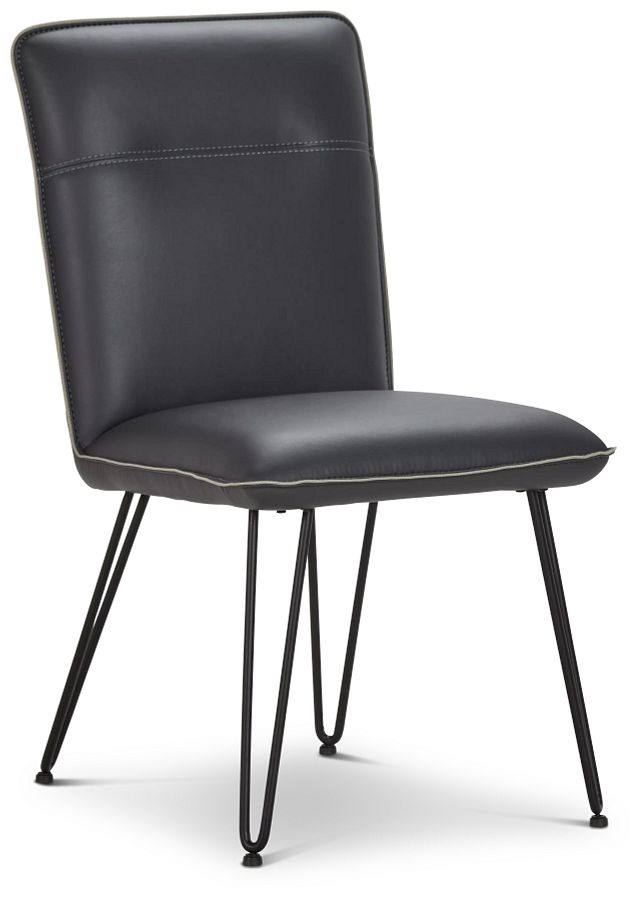 Demi Dark Gray Upholstered Side Chair