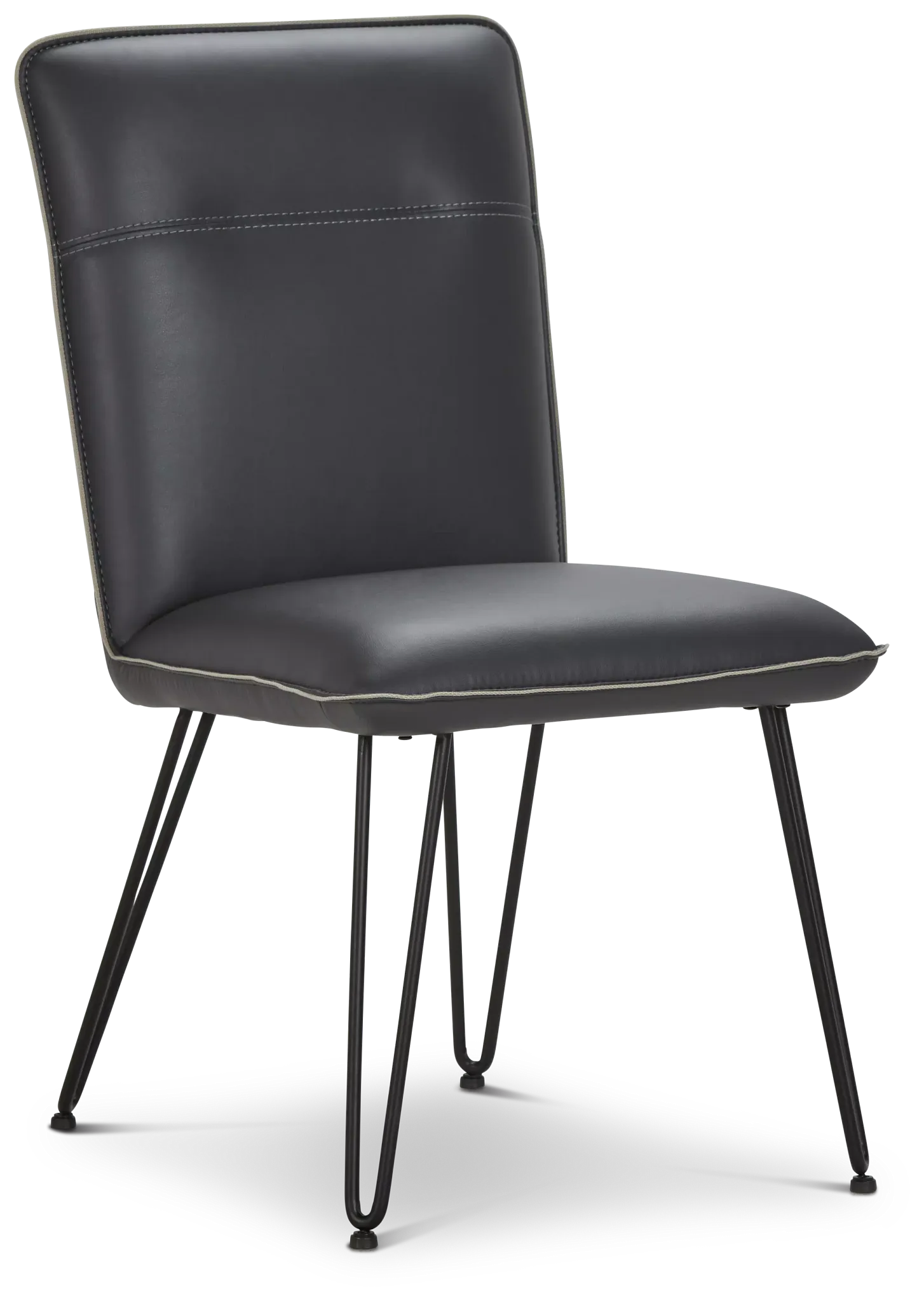 Demi Dark Gray Upholstered Side Chair