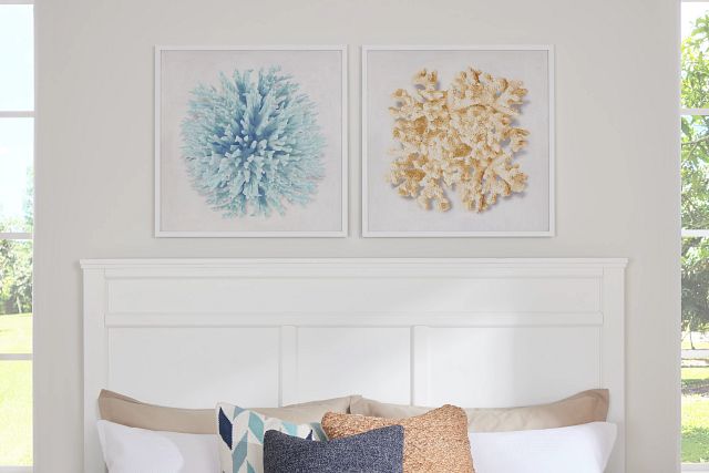 Dezi Green Framed Wall Art