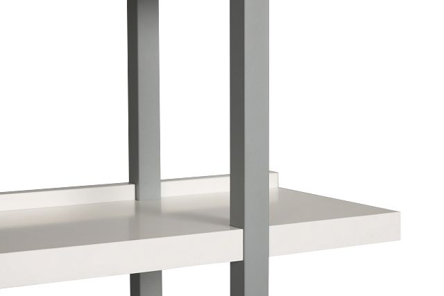 Clark White Bookcase