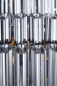 Camryn Black Glass Chandelier