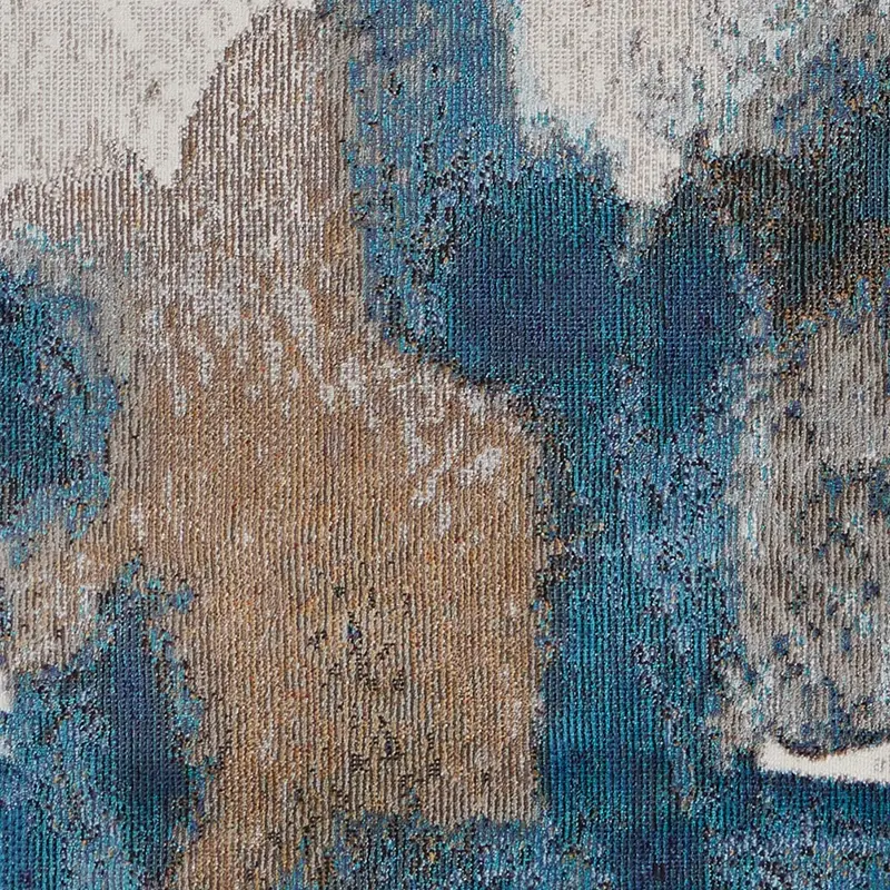 BLUE Ivan Blue 8x10 Area Rug