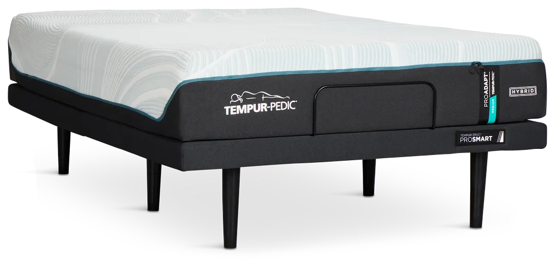 Tempur-pedic Tempur-proadapt Medium Hybrid Ergo Prosmart Adjustable Mattress Set