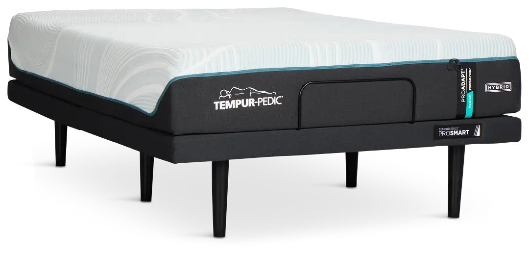 Tempur-pedic Tempur-proadapt Medium Hybrid Ergo Prosmart Adjustable Mattress Set Tempur-pedic Tempur-proadapt Medium Hybrid Ergo Prosmart Adjustable Mattress Set