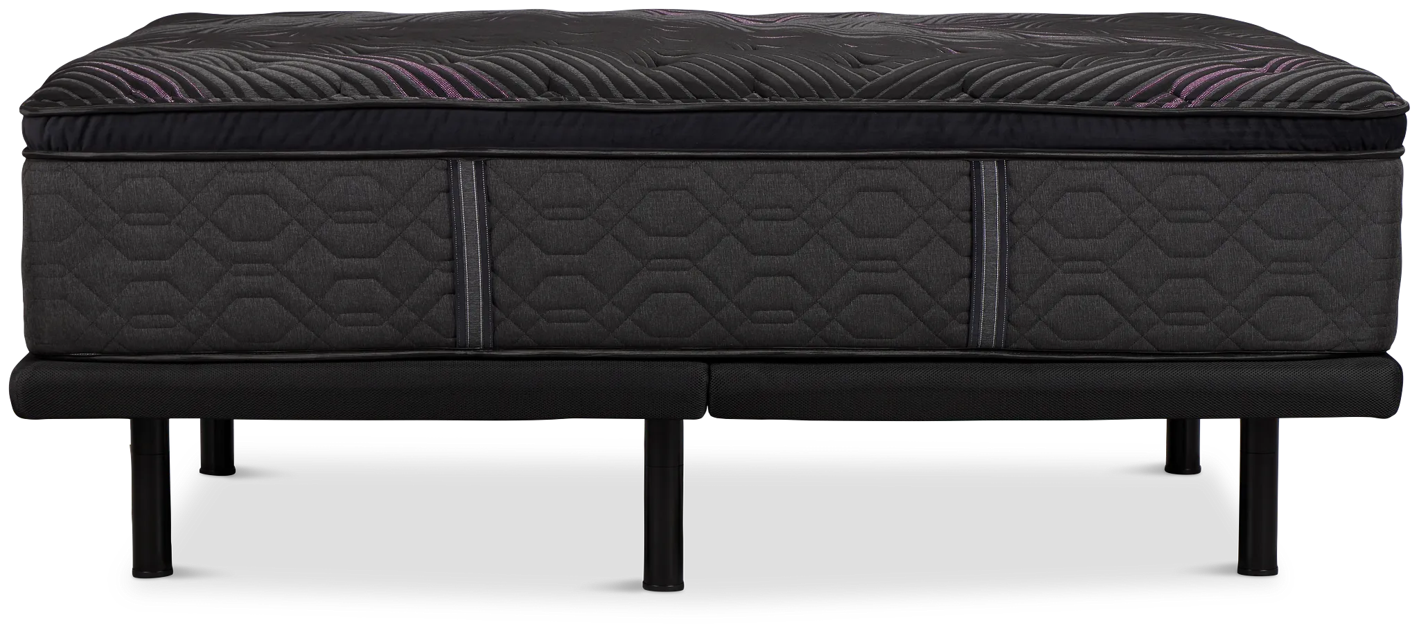 Beautyrest Black Series Two Plush Pillow Top Elite Adjustable Mattress Set