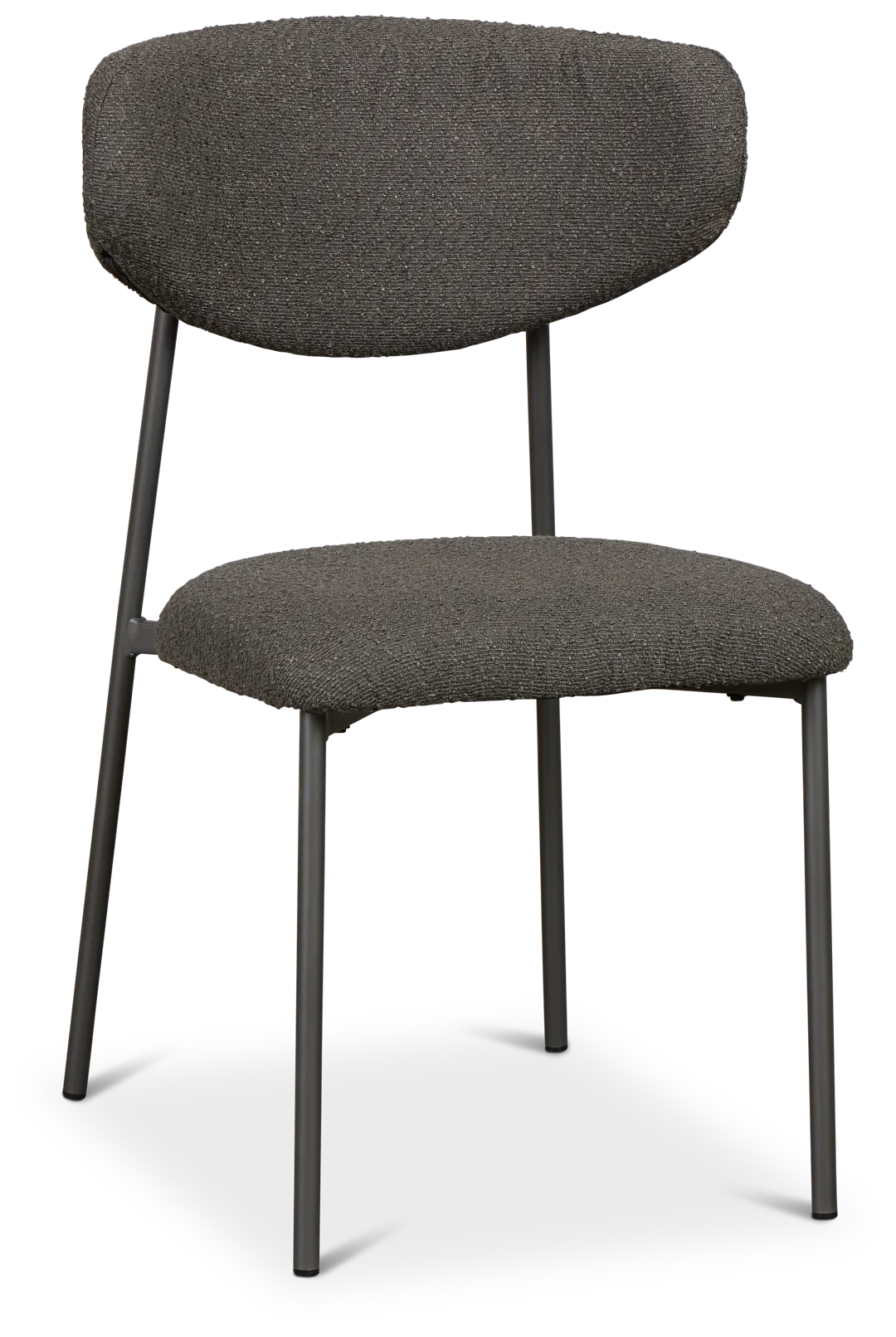 Fresno Dark Gray Upholstered Side Chair