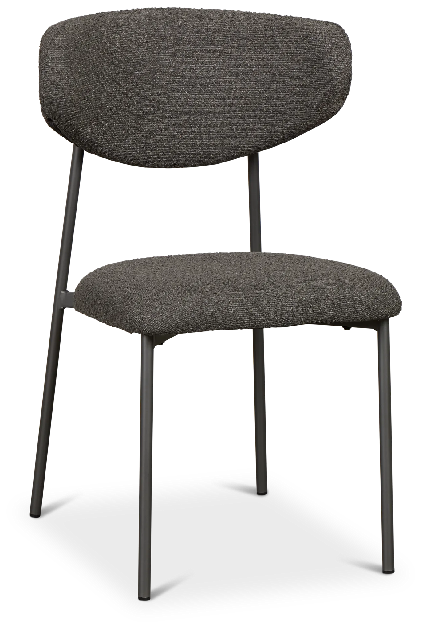 Fresno Dark Gray Upholstered Side Chair