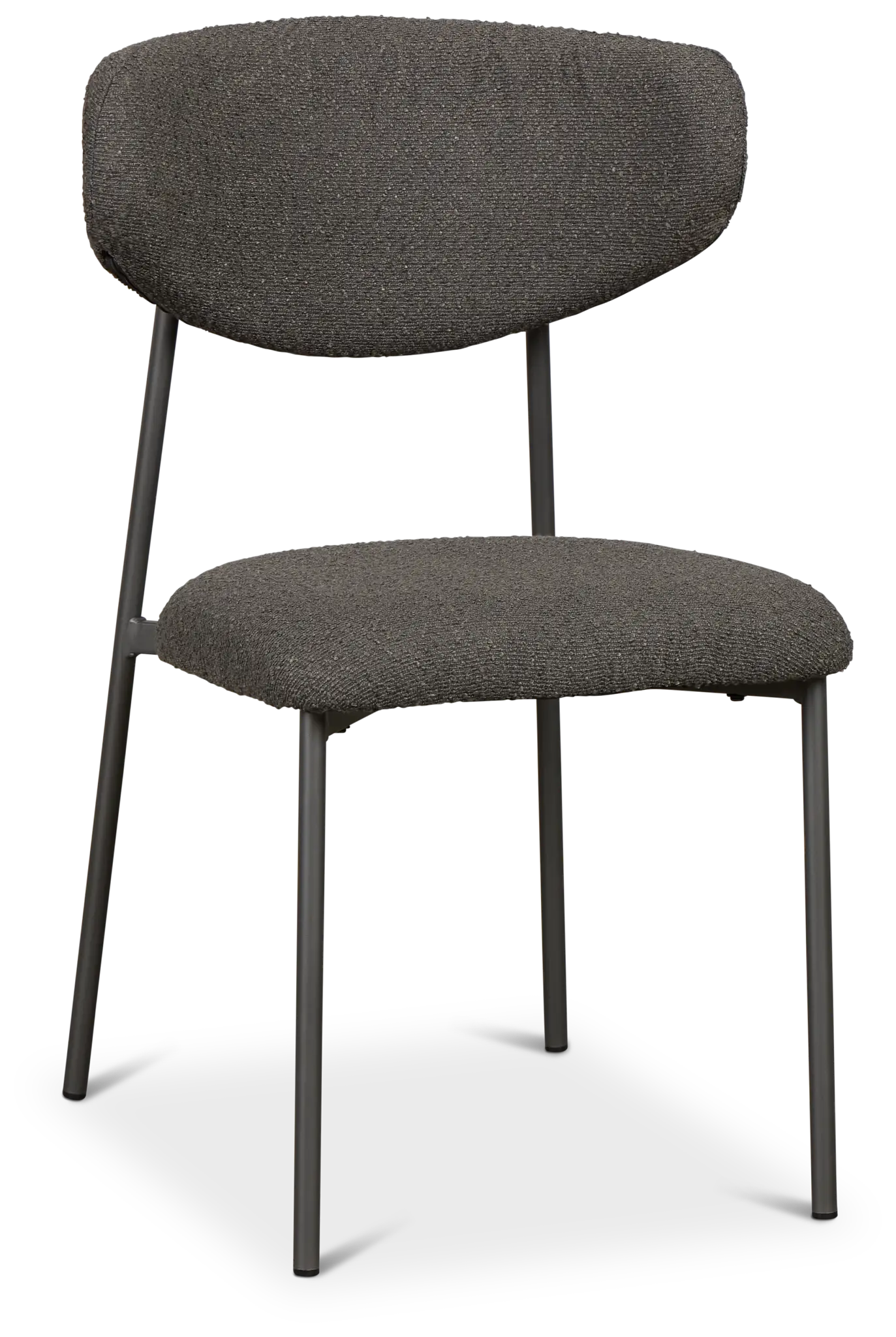 Fresno Dark Gray Upholstered Side Chair Fresno Dark Gray Upholstered Side Chair