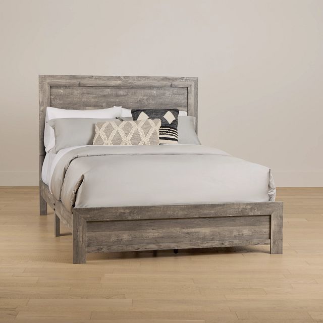 Ollie Gray Panel Bed