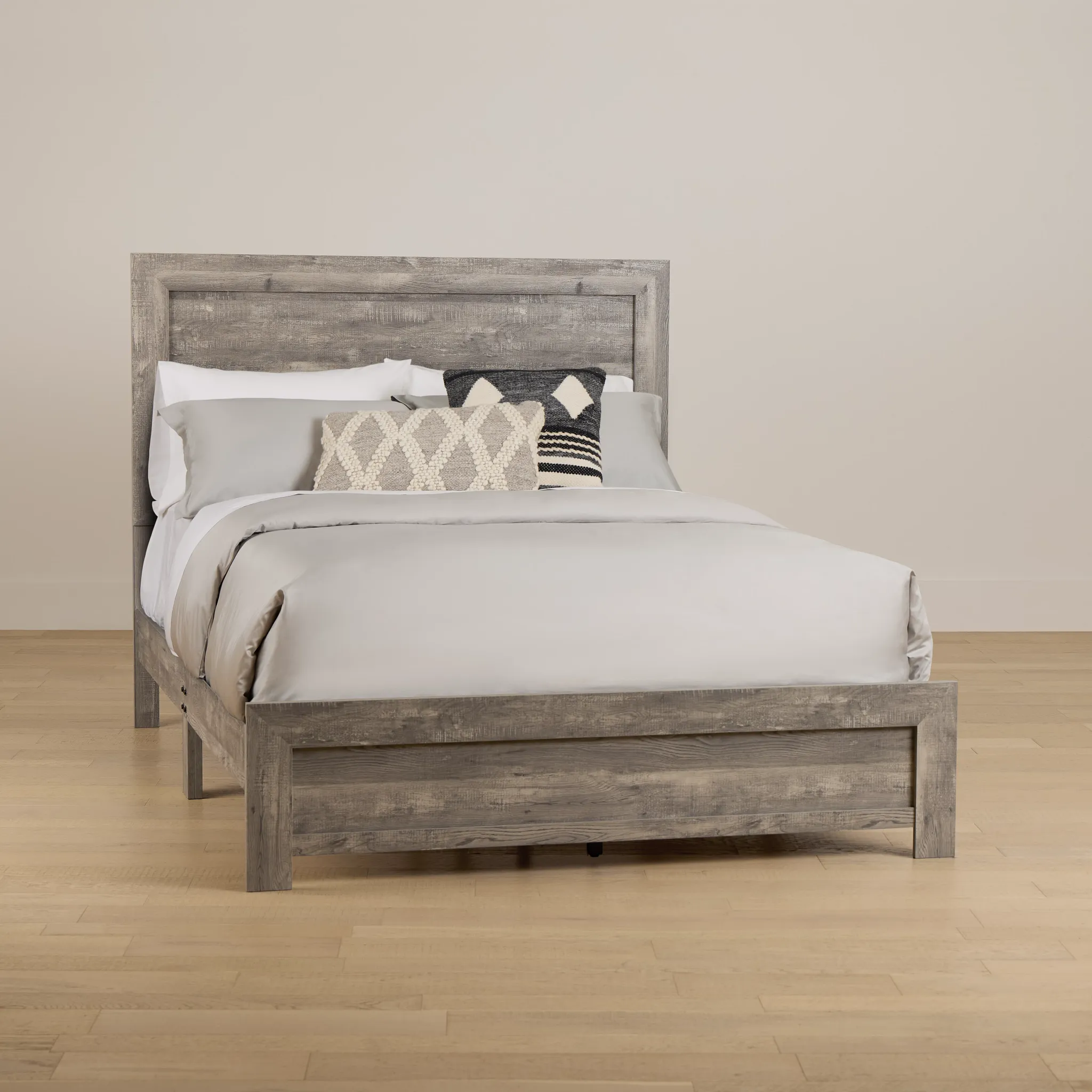 Ollie Gray Panel Bed