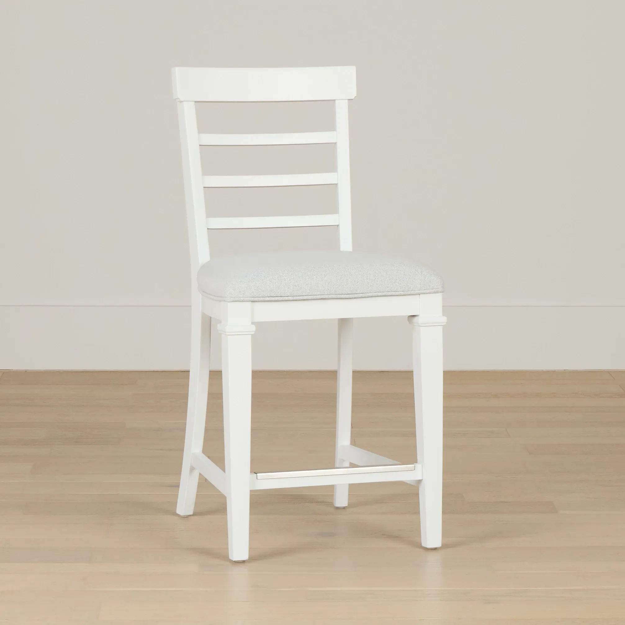 Cape Cod Ivory 24" Upholstered Barstool