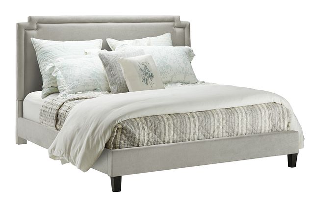 Whitney Taupe Uph Platform Bed (0)