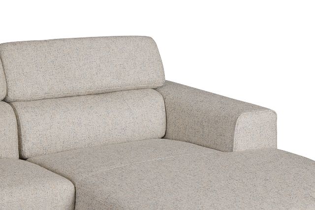 Alina Beige Fabric Right Chaise Sectional