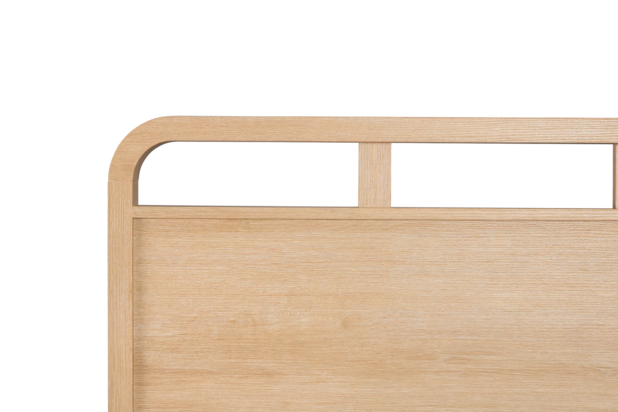 Lyndie Light Tone Panel Bed