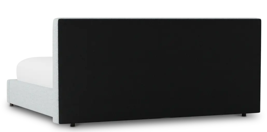 Grayton Natural Beauty Light Blue 44" Upholstered Platform Bed Grayton Natural Beauty Light Blue 44" Upholstered Platform Bed