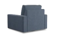 Edgewater Elevation Dark Blue Swivel Chair