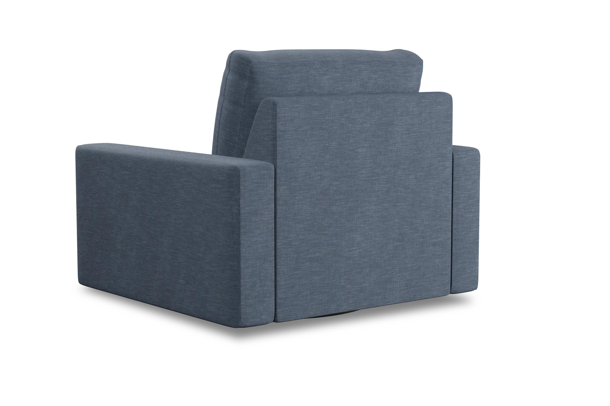 Edgewater Elevation Dark Blue Swivel Chair