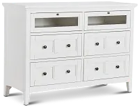 Heron Cove White Media Chest