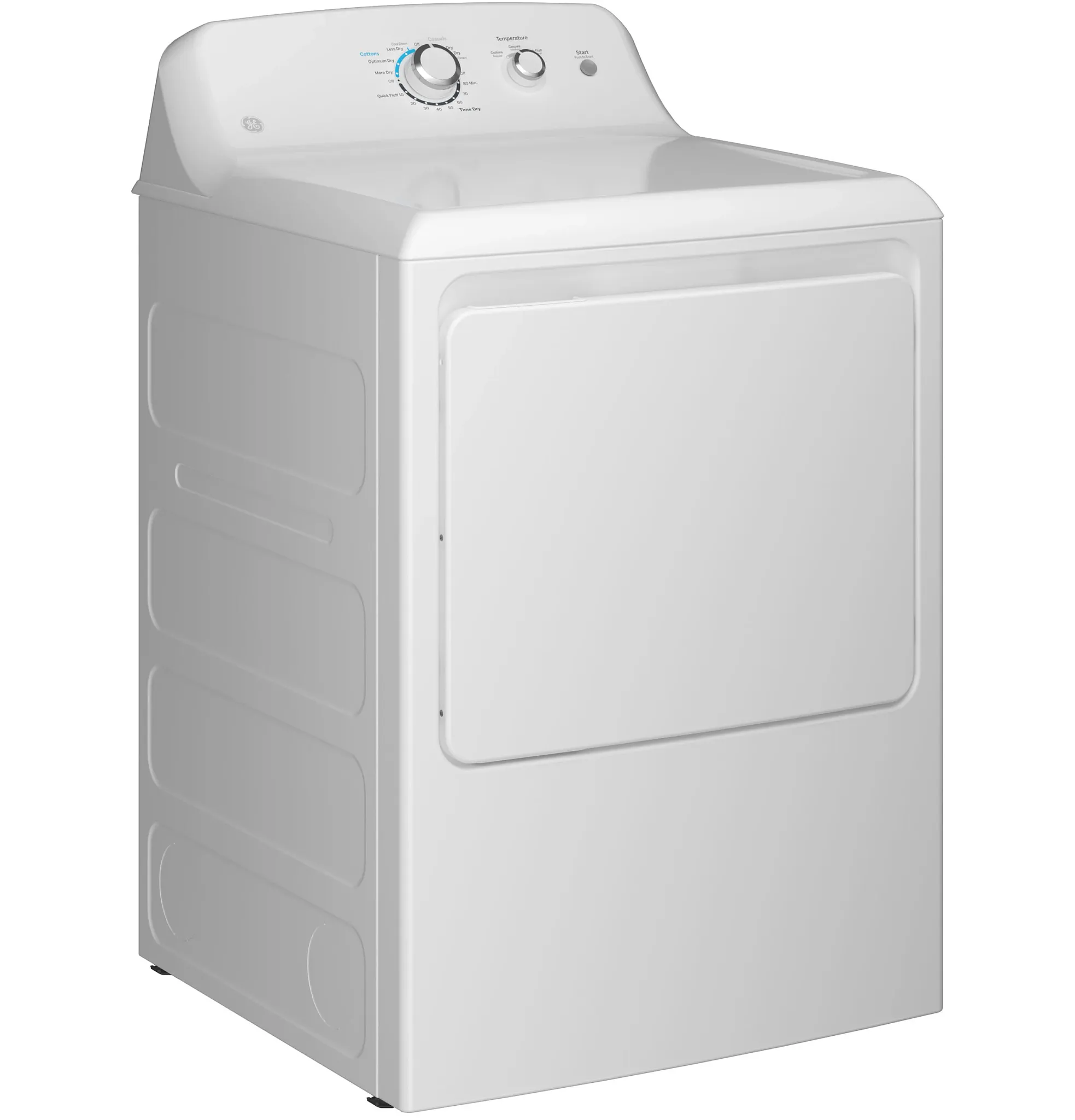 Ge 33 Series White Front Load Electric Dryer