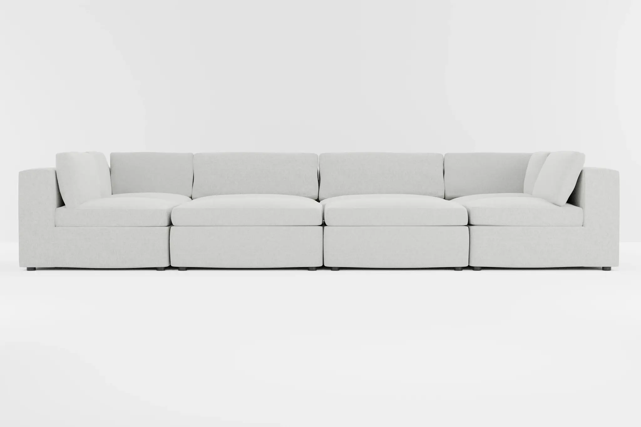 Destin Delray Pewter Fabric 8-piece Pit Sectional Destin Delray Pewter Fabric 8-piece Pit Sectional