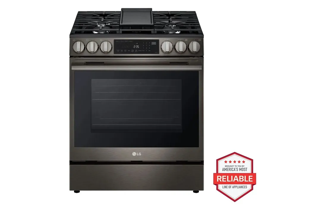 Lg 6335 Series Black Gas Range