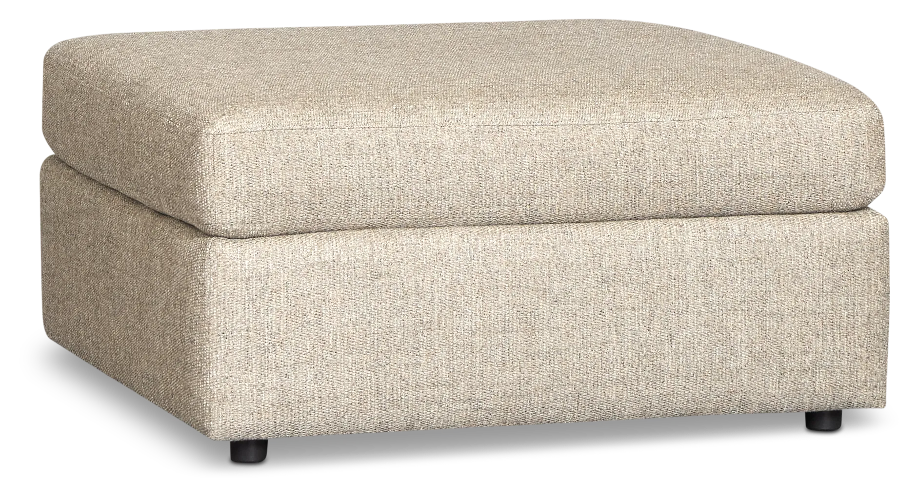 Maxwell Dark Gray Fabric Ottoman