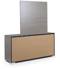 Lucca Gray Dresser & Mirror