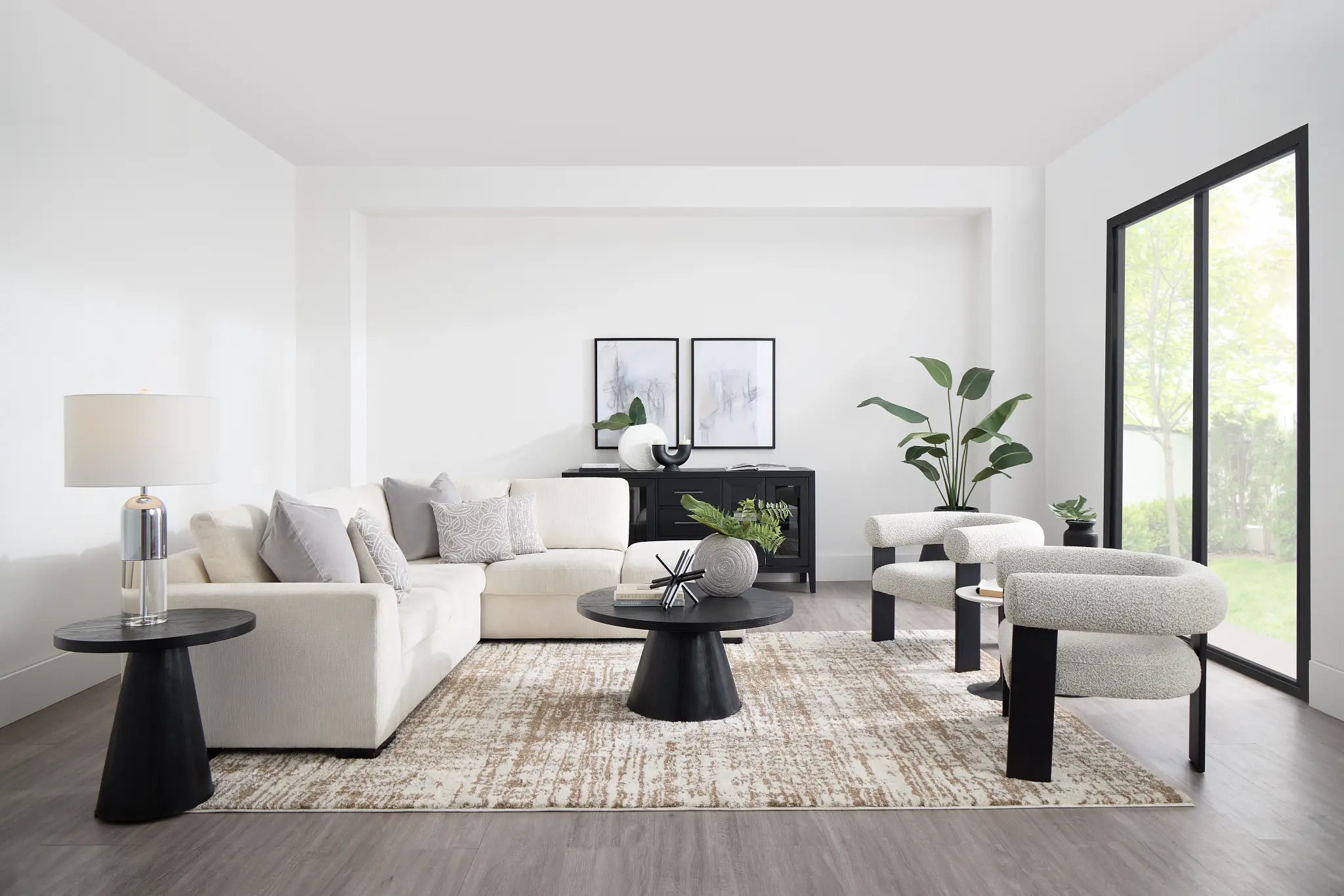 Blakely White Fabric Small Right Bumper Sleeper Sectional Blakely White Fabric Small Right Bumper Sleeper Sectional