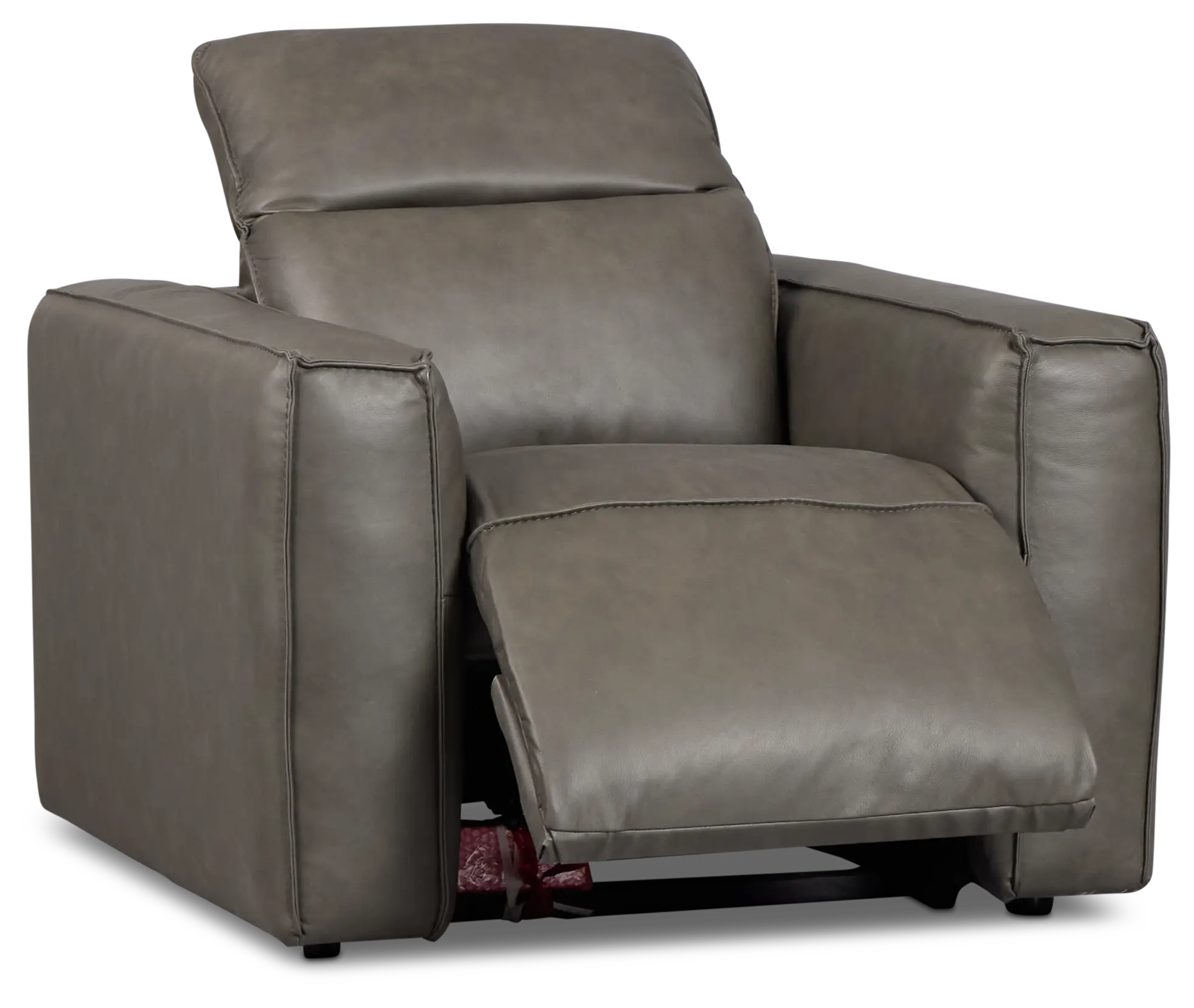 Ryland Dark Gray Lthr/vinyl Power Recliner With Power Headrest Ryland Dark Gray Lthr/vinyl Power Recliner With Power Headrest